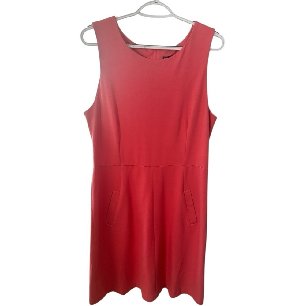 Banana Republic Mad Men Collection Red Fit & Flare Dress Size 14 - Picture 5 of 10